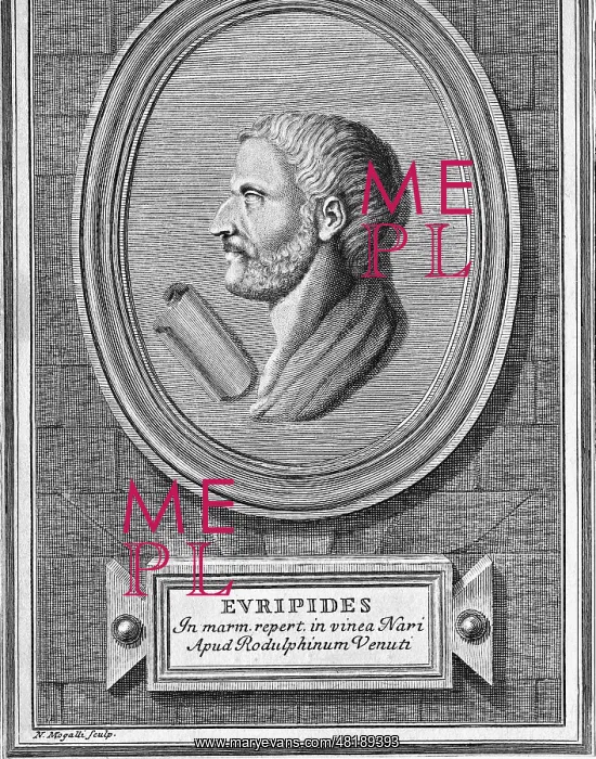 : Euripides (um 480-406 BC), Greek tragedian : Euripides (um 480-406 BC), Greek tragedian