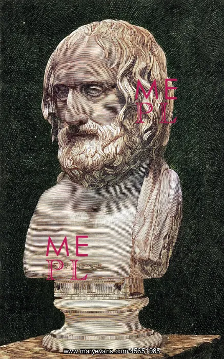 : EURIPIDES / NAPLES BUST : EURIPIDES / NAPLES BUST