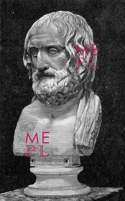 : EURIPIDES / NAPLES BUST : EURIPIDES / NAPLES BUST