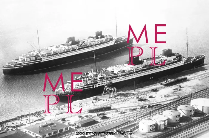 : Europa and Bremen, 1930 : Europa and Bremen, 1930
