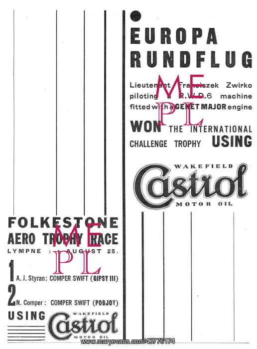 : Europa Rundflug International Challenge Won Using Castrol : Europa Rundflug International Challenge Won Using Castrol