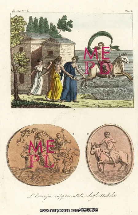 : Europe as depicted by the ancients : Europe as depicted by the ancients