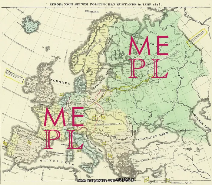 : Europe after his political state in : Europe after his political state in