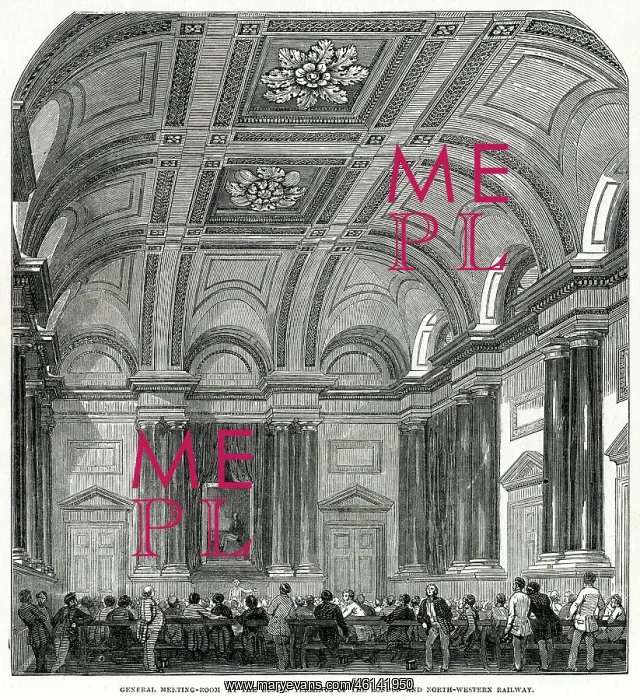 : Euston terminus, general meeting room 1849 : Euston terminus, general meeting room 1849