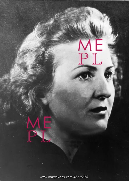 : Eva Braun. Undated portrait of Eva Braun (1912-1945), the companion : Eva Braun. Undated portrait of Eva Braun (1912-1945), the companion