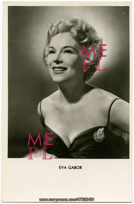  : Eva Gabor (1919 - 1995), Hungarian-American film actress