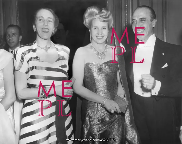 : Eva Peron in jewelry by Van Cleef and Arpels at : Eva Peron in jewelry by Van Cleef and Arpels at