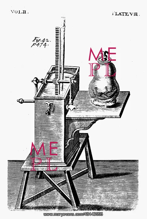 : Evacuating bell jar to examine effect on animal : Evacuating bell jar to examine effect on animal