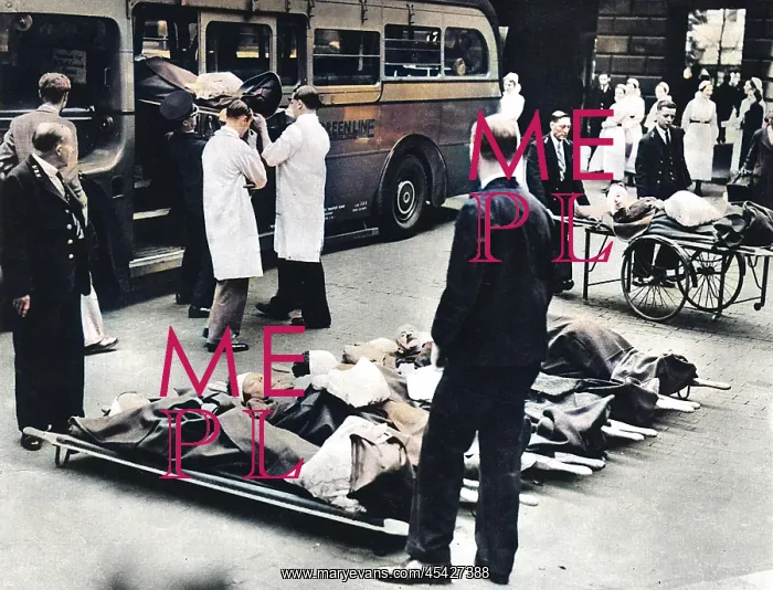 : Evacuating hospital patients in World War Two : Evacuating hospital patients in World War Two