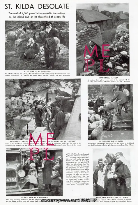 : Evacuation of St. Kilda : Evacuation of St. Kilda