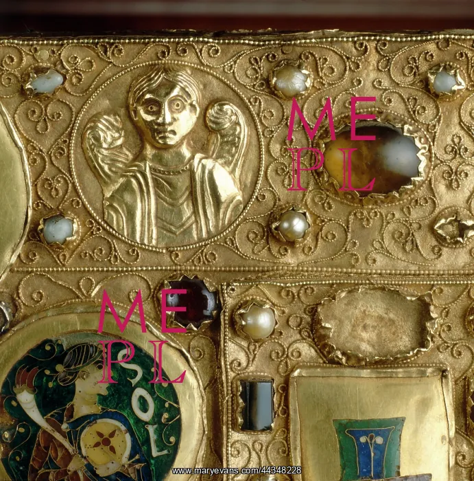: Detail of the Evangeliary cover : Detail of the Evangeliary cover
