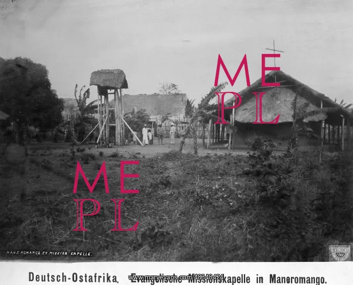 : Evangelical Mission Chapel in Maneromango, 1904 : Evangelical Mission Chapel in Maneromango, 1904