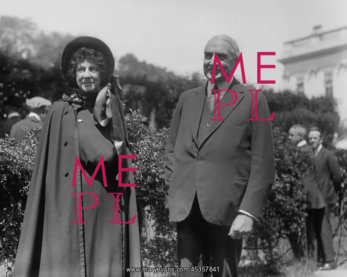 : Evangeline Booth and President Warren Harding at : Evangeline Booth and President Warren Harding at