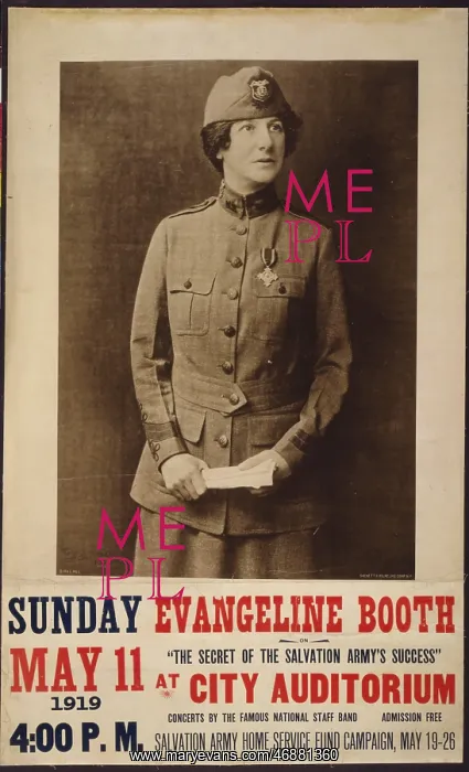 : Evangeline Booth. Salvation Army : Evangeline Booth. Salvation Army