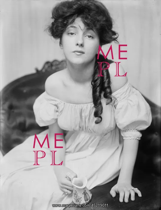 : Evelyn Nesbit, chorus girl and model, brought ? : Evelyn Nesbit, chorus girl and model, brought ?