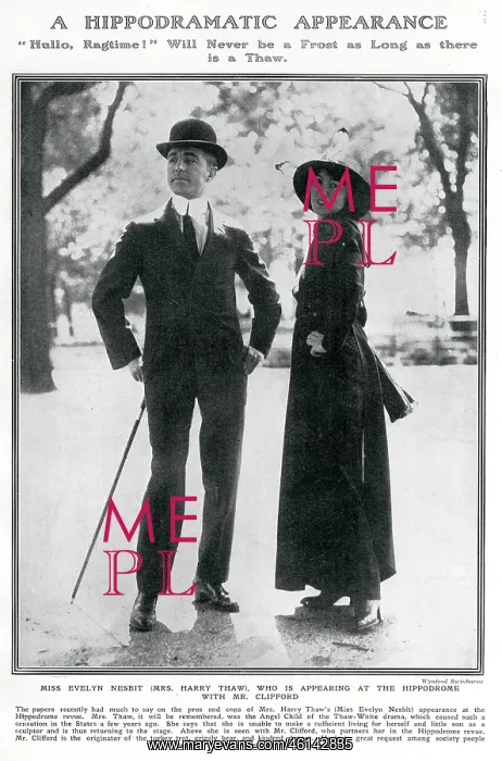 : Evelyn Nesbit and Mr Clifford : Evelyn Nesbit and Mr Clifford