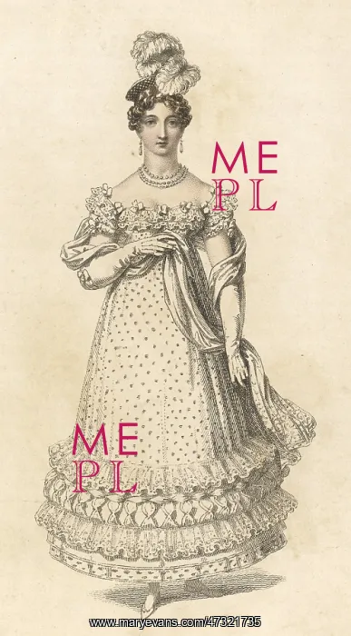 : EVENING DRESS 1819 : EVENING DRESS 1819