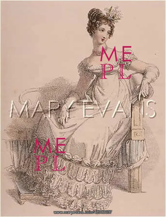 : EVENING DRESS 1819 : EVENING DRESS 1819