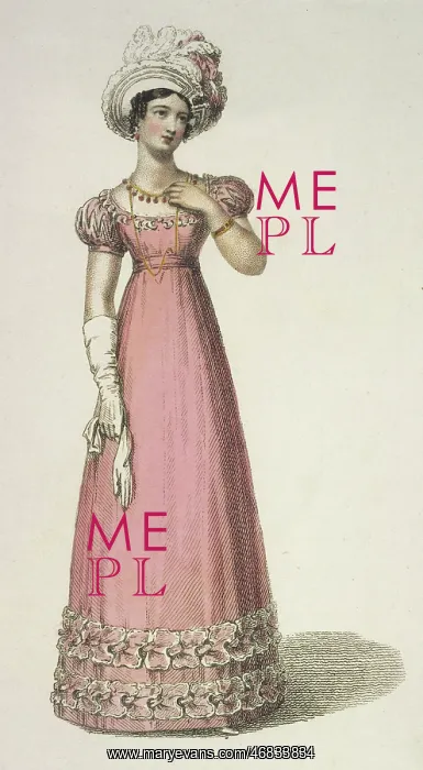 : EVENING DRESS 1823 : EVENING DRESS 1823