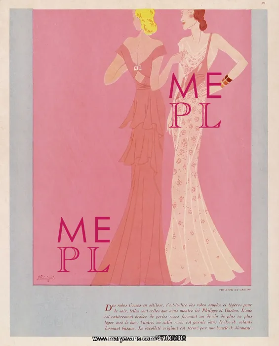 : EVENING DRESS 1931 : EVENING DRESS 1931