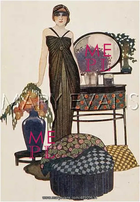 : EVENING DRESS C.1914 : EVENING DRESS C.1914