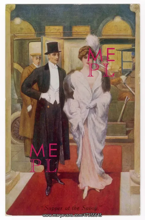 : Evening Dress circa 1914 : Evening Dress circa 1914