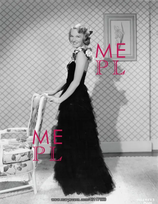 : An evening dress for Rita Johnson in Manproof (1938) : An evening dress for Rita Johnson in Manproof (1938)