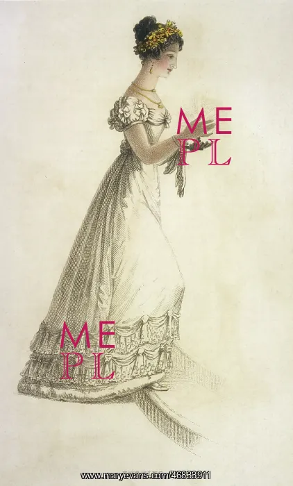 : EVENING GOWN 1823 : EVENING GOWN 1823
