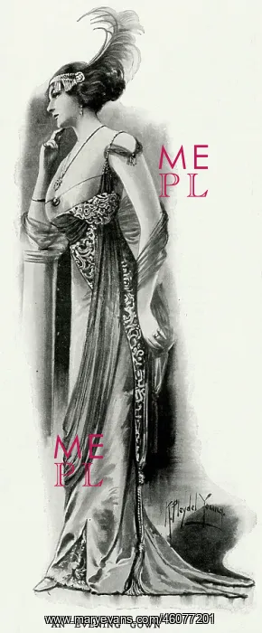 : Evening gown 1912 : Evening gown 1912