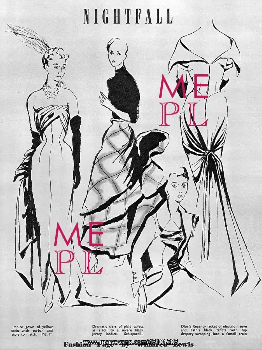 : Evening gown and bodice by Elsa Schiaparelli : Evening gown and bodice by Elsa Schiaparelli