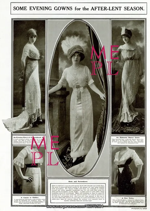 : Evening gowns 1912 : Evening gowns 1912