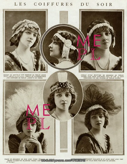 : Evening hairstyles 1912 : Evening hairstyles 1912