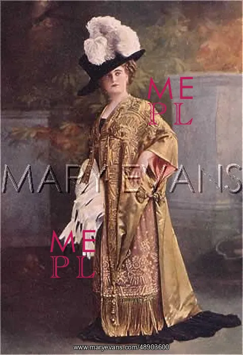 : EVENING MANTLE 1909 : EVENING MANTLE 1909