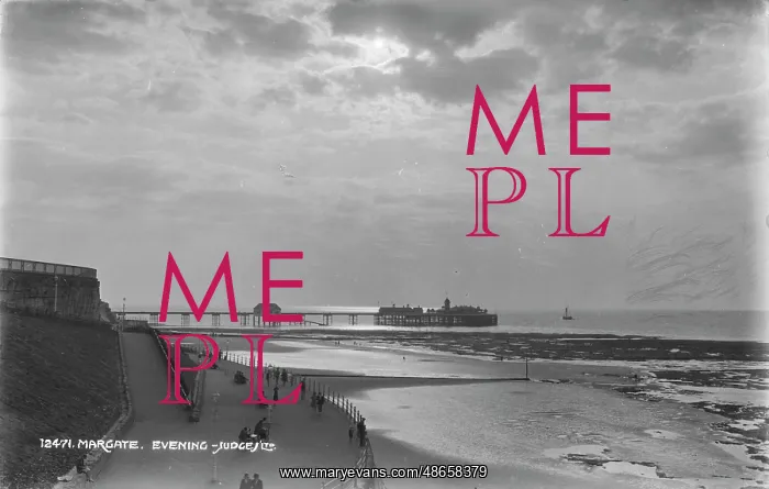 : Evening at Margate : Evening at Margate