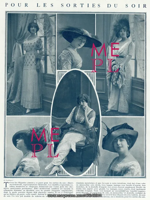 : For evening outings 1912 : For evening outings 1912