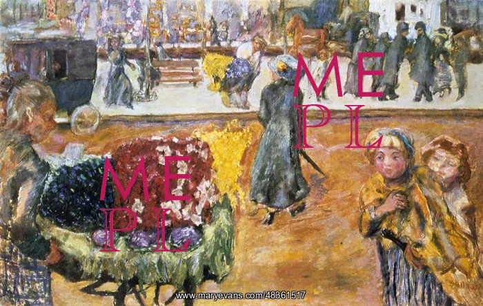 : Evening in Paris Artist: Pierre Bonnard : Evening in Paris Artist: Pierre Bonnard