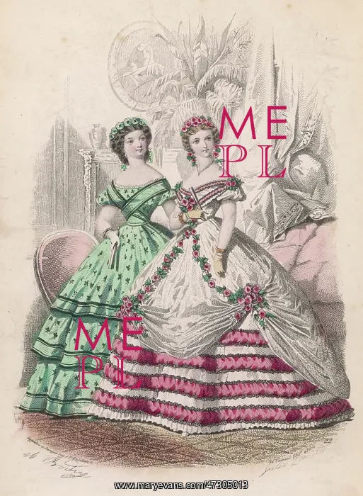 : Evening Wear 1862 : Evening Wear 1862