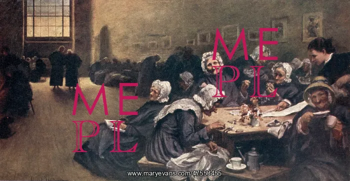 : Eventide by Hubert von Herkomer : Eventide by Hubert von Herkomer