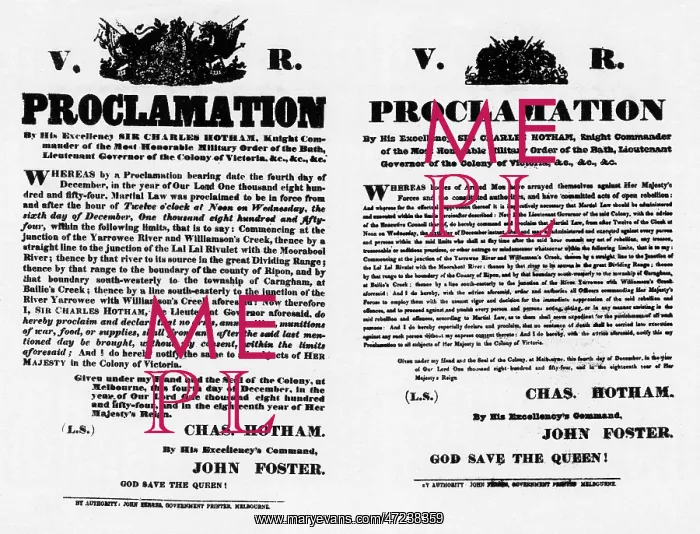  : EVENTS / AUSTRALIA / 1854
