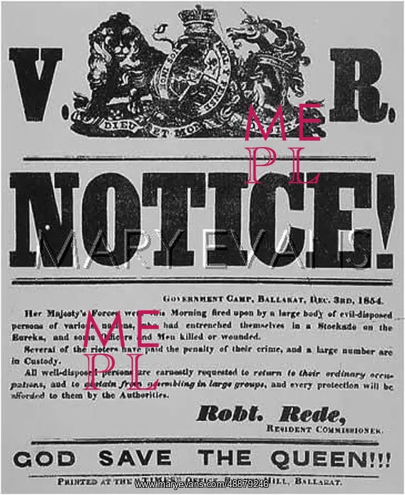 : EVENTS / AUSTRALIA / 1854 : EVENTS / AUSTRALIA / 1854