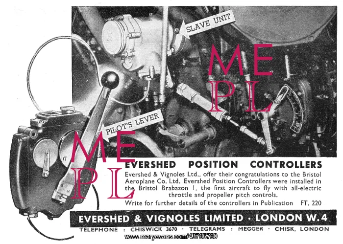 : Evershed & Vignoles Aircraft Controls : Evershed & Vignoles Aircraft Controls