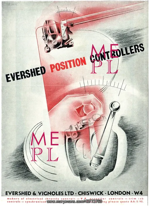 : Evershed & Vignoles Aircraft Controls : Evershed & Vignoles Aircraft Controls