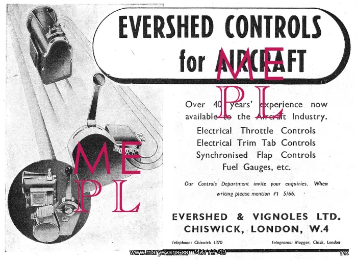 : Evershed & Vignoles Electrical Throttle & Trim Tab Controls : Evershed & Vignoles Electrical Throttle & Trim Tab Controls
