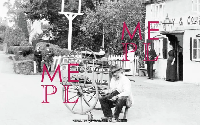  : Eversley, Knife Sharpener, the White Hart 1906