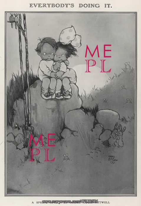 : Everybodys Doing It by Mabel Lucie Attwell : Everybodys Doing It by Mabel Lucie Attwell