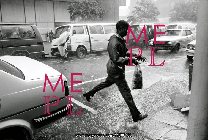 : Everyday life in the city. Leaping over puddles : Everyday life in the city. Leaping over puddles