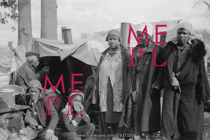 : Evicted sharecroppers along Highway 60, New Madrid County, M : Evicted sharecroppers along Highway 60, New Madrid County, M