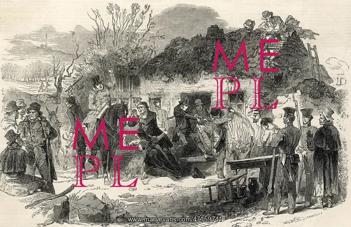 : Eviction in Ireland 1848 : Eviction in Ireland 1848
