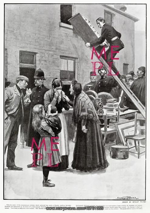 : Eviction of Miners at Denaby 1903 : Eviction of Miners at Denaby 1903