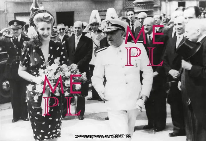  : Evita Peron in Barcelona, Spain